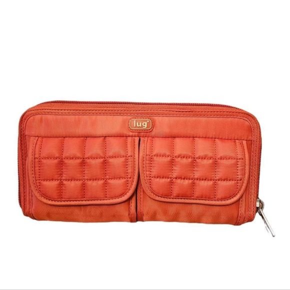 Lug Double Backflip Wallet Orange. - Picture 1 of 6